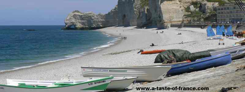 Etretat beach Normandy