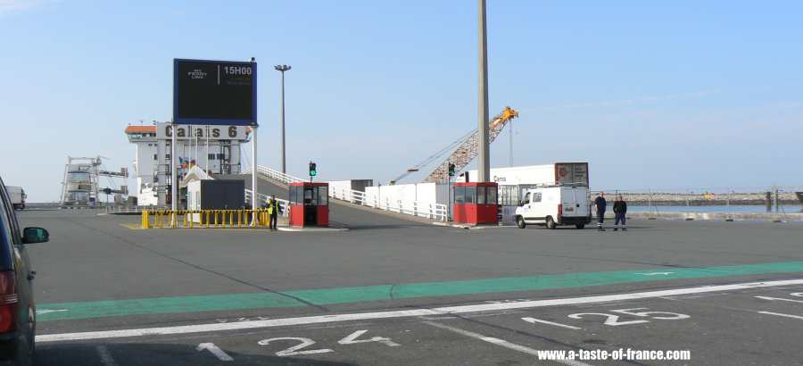 Calais docks P&O ferry