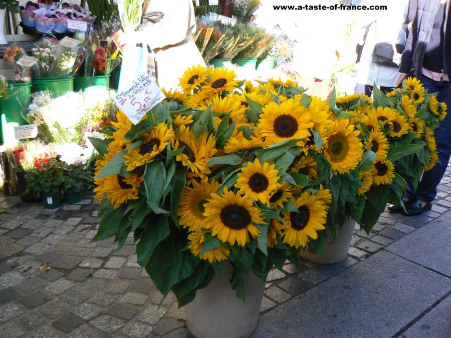 The market at Concarneau Brittany France