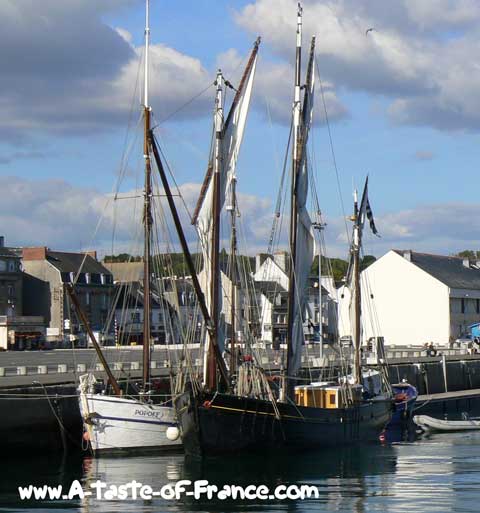 Concarneau fishing boats Brittany