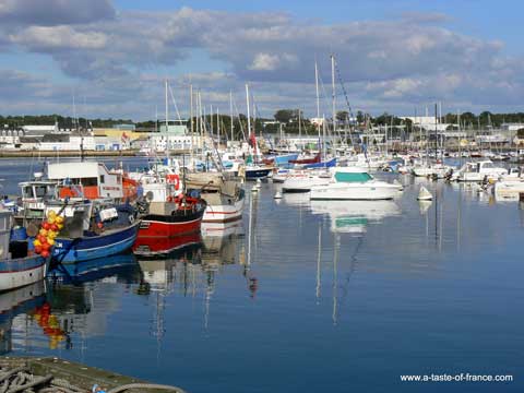 Concarneau harbour Brittany