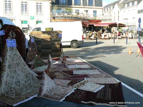 Concarneau market Brittany