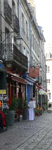 Dinan Brittany street