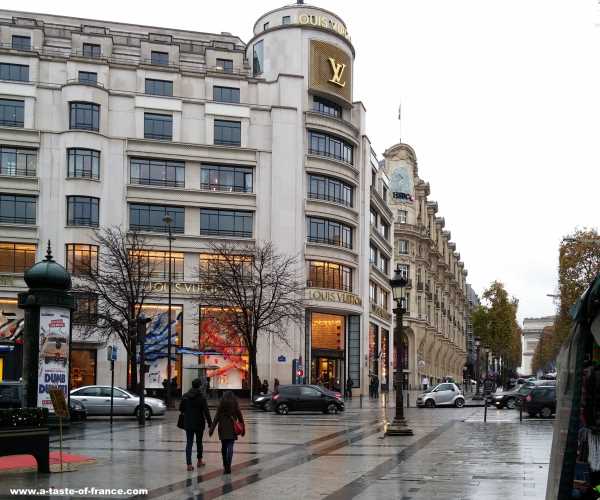 Louis Vuitton shop Champs Elysees Paris