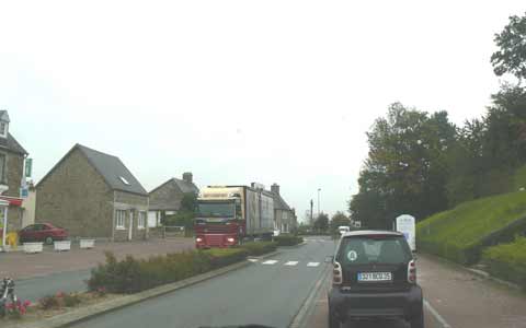 Sainte Cecile main road manche Normandy