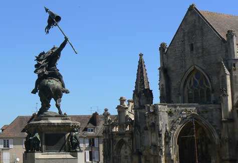 William the 1st statue Calvados Normandy