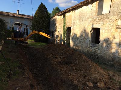 Cottages to the right.