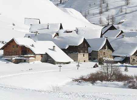 village in the French Alps picture