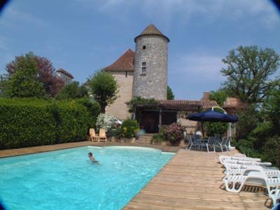 bedroom with ensuite bathroom in the tower