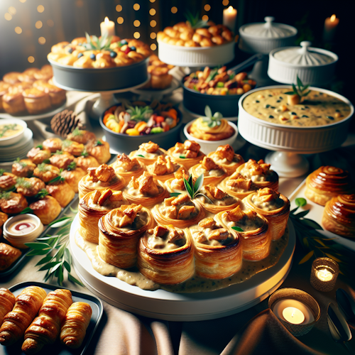 Chicken vol au vent picture