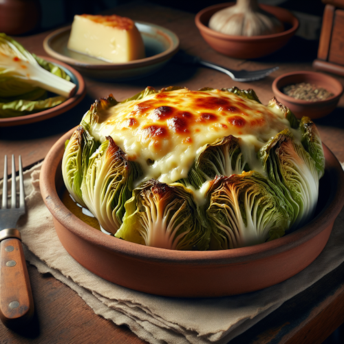 Chicory with cheese picture