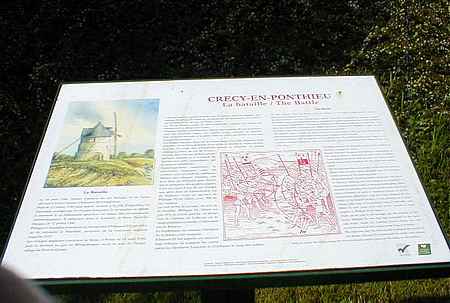 Crecy battle site picture