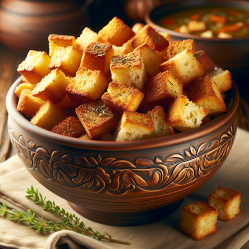 Croutons for soup picture