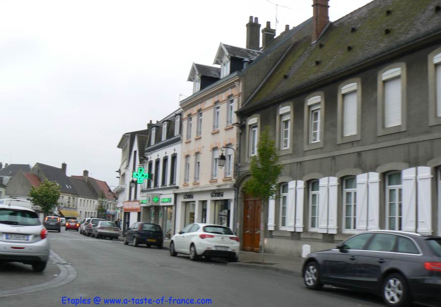 Etaples fishing port in Northern France