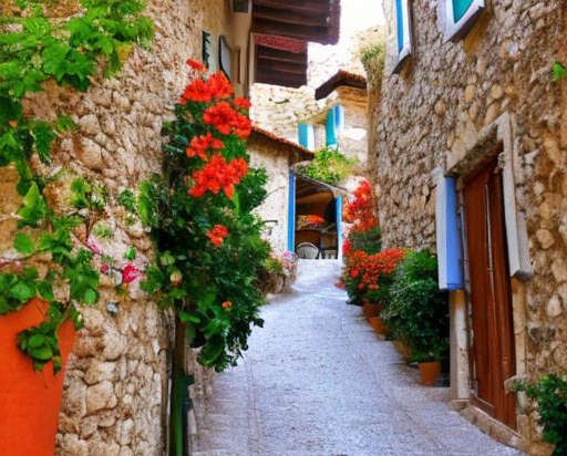 the village of Eze france picture