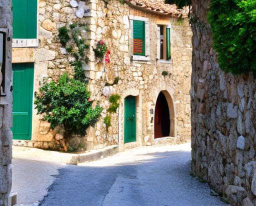 the village of Eze france picture