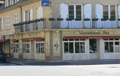 Falaise cafe Calvados  Normandy 