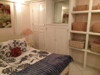 Downstairs to bedroom and shower