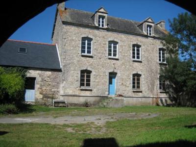 The mill house viewed through the doorway of the watermill