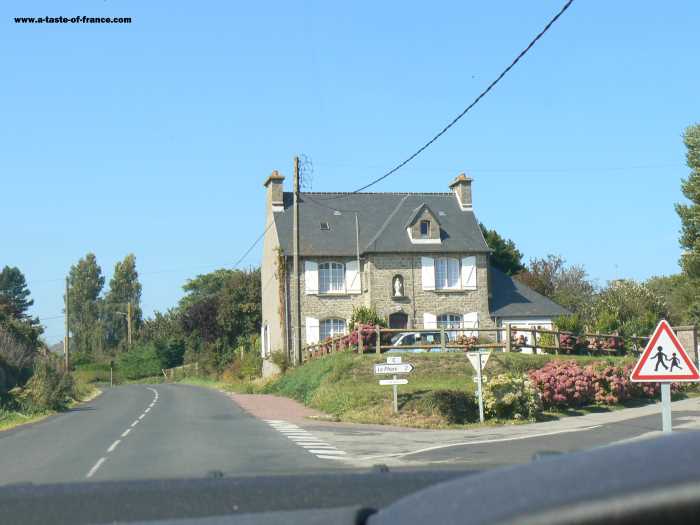 Gatteville Phare  village in Normandy 