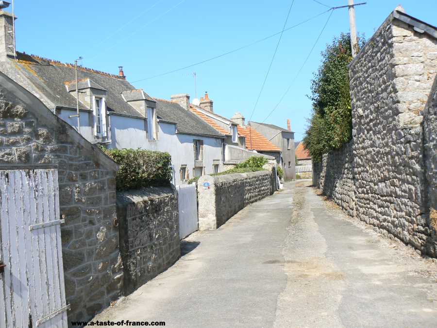 The village of Gatteville Phare