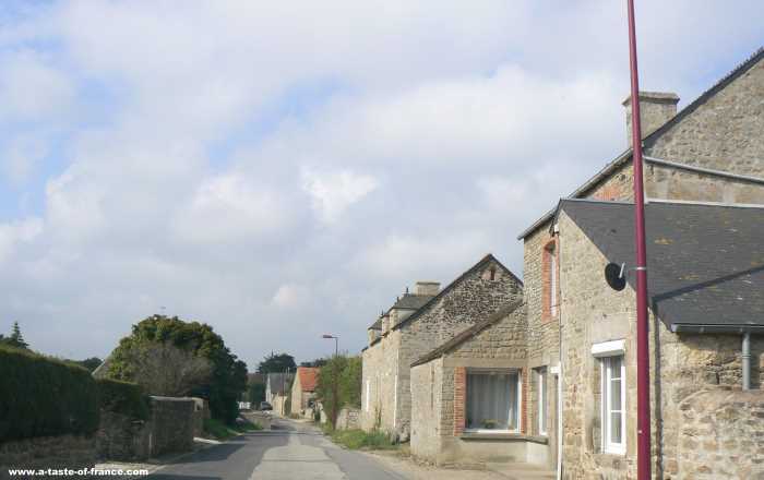 Gouberville village in Normandy 