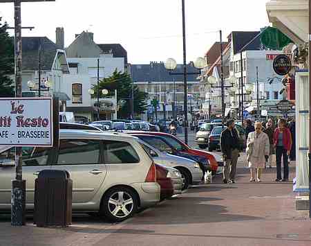 Hardelot Page main street France picture