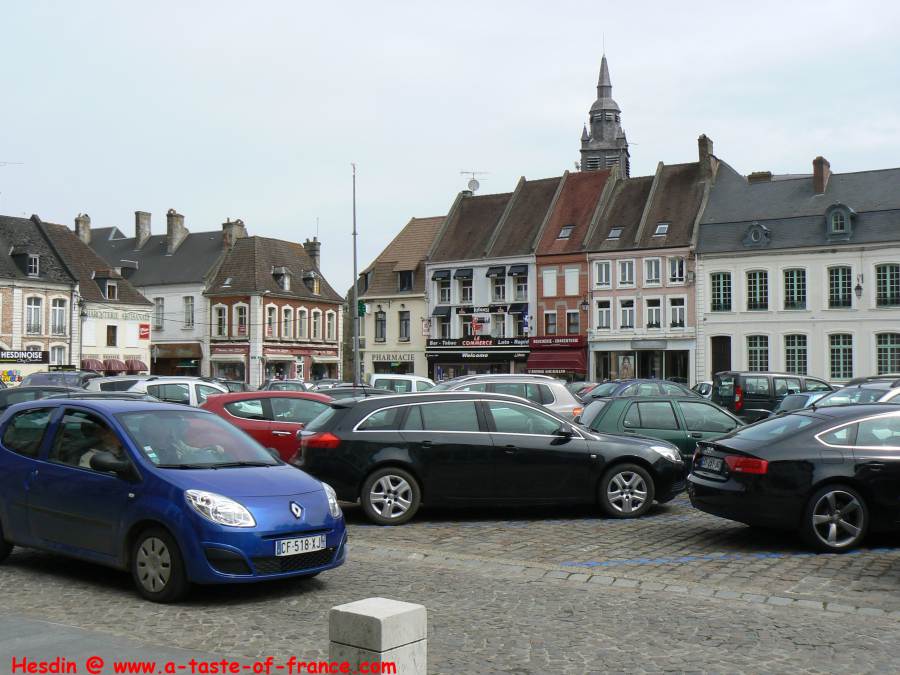 Market square in Hesdin