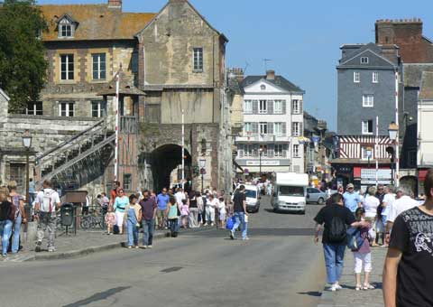 Honfleur Normandy town centre