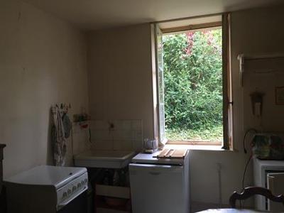 Kitchen overlooking back garden