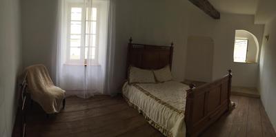 2nd floor main bedroom with original floors