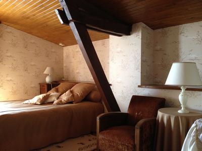 One of the bedrooms at the back of the house