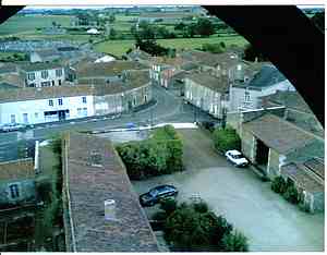 The village of Bazoges en Pareds