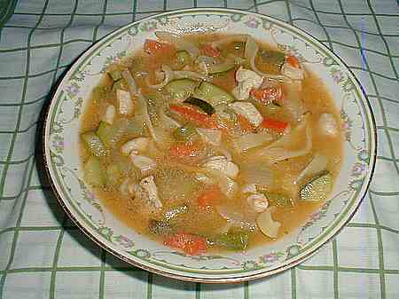homemade chicken soup picture