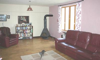 large and bright lounge 