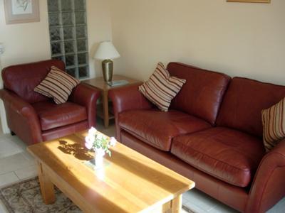 Deep, comfy sofa in front sitting room