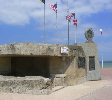 Langrune sur Mer WWll bunker Calvados  Normandy 