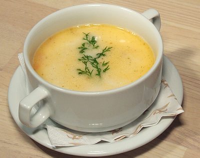 leek and potato soup picture