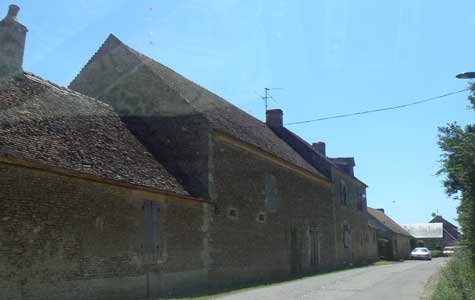 Lieury street Calvados Normandy