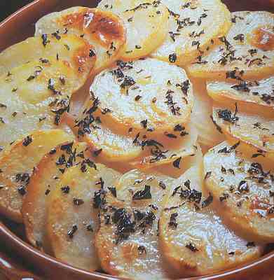 Marjoram potatoes and onions picture