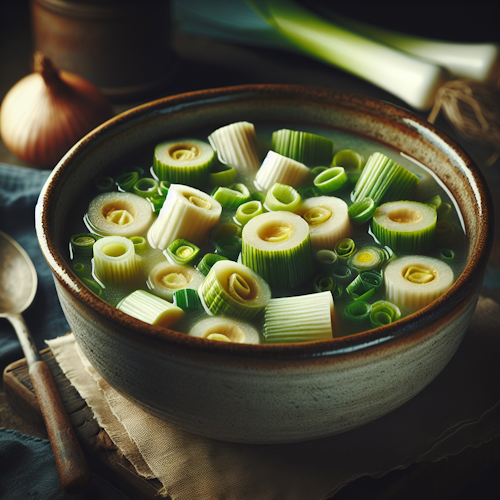 Marrow and Leek soup picture 1