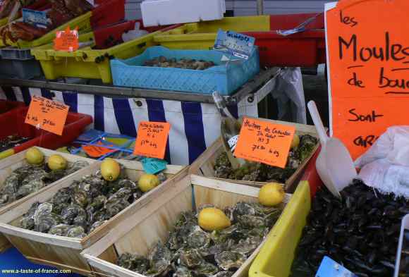 Roscoff moules stall 