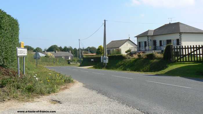 Neville sur Mer village in Normandy 