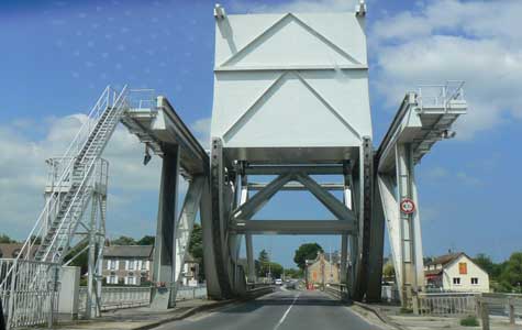 New Pegasus bridge Calvados Normandy