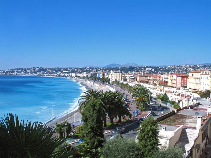 Sea front at Nice south of France