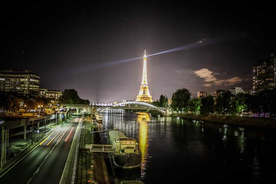 Paris at night France