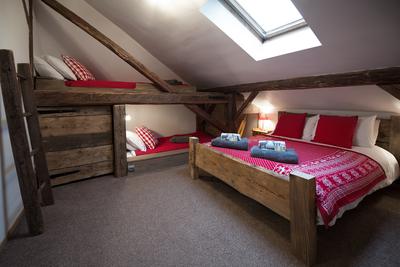 Lovely family room in the eves