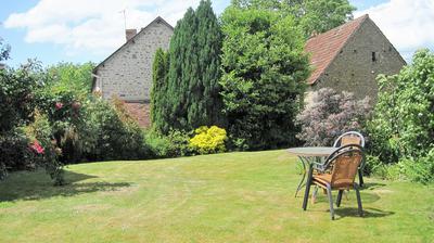 One aspect of the garden