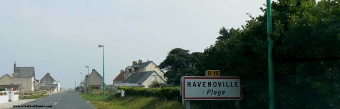 Ravenoville Plage  village in Normandy 