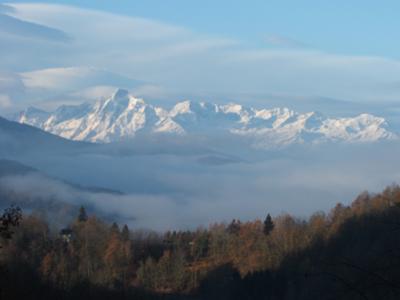 VIew from the house towards Mont Valier